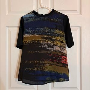 Trendy, satin blouse